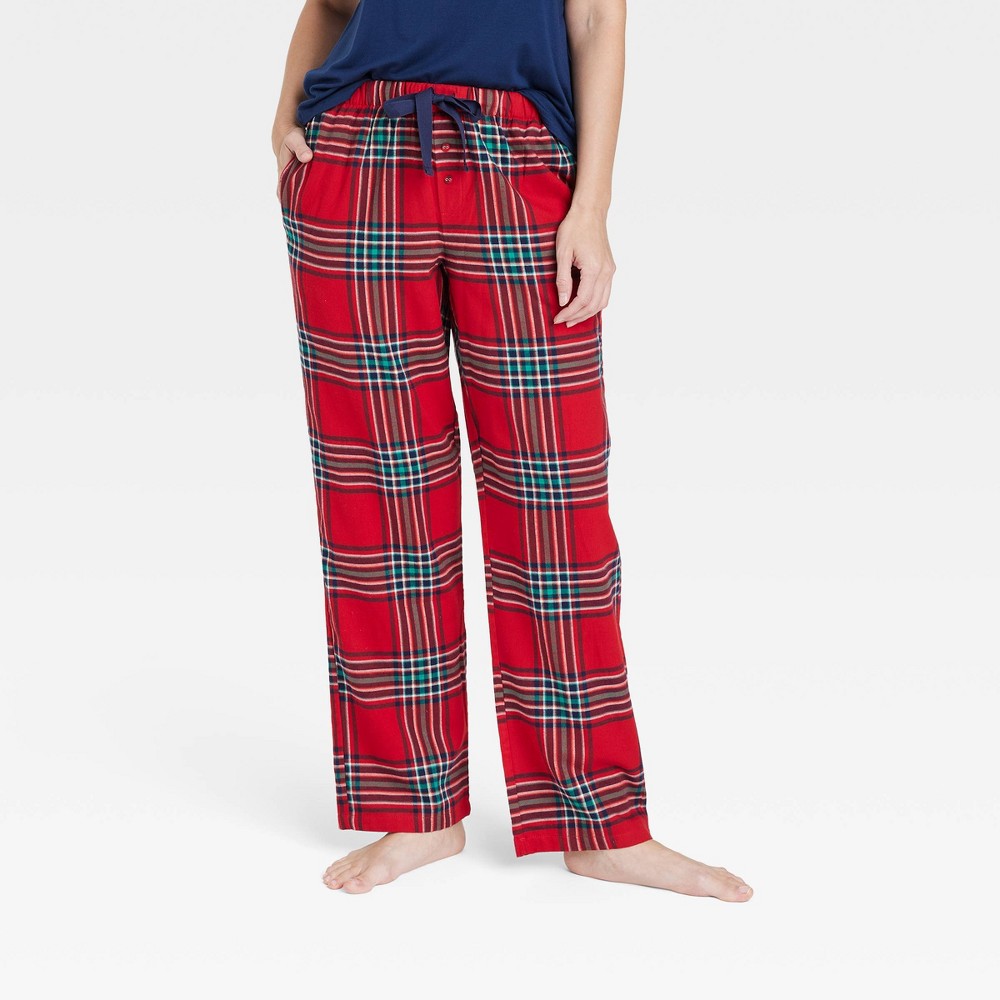 Women's Perfectly Cozy Flannel Pajama Pants - Stars Above Green XS ...