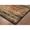 Oriental Weavers Atlas 8037C Gold/ Charcoal Indoor Area Rug - 2'3" x 8' - 3 of 4