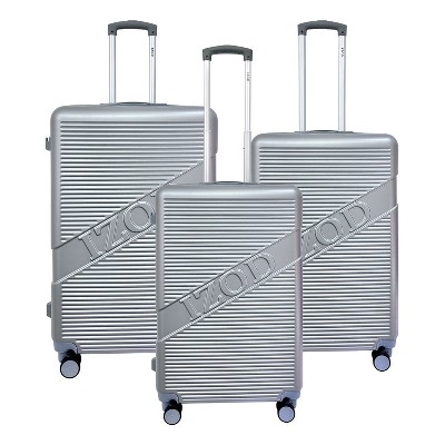 IZOD Harper 3-Piece Expandable ABS Hardshell Luggage Set with 360° Dual Spinning Wheels & Combo Lock - 28", 24", 20