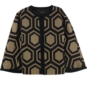 Trina Turk Womens Geometric Blazer Jacket - 1 of 1