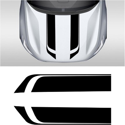 TruAIR Car Hood and Body Stripe Decal Sticker Universal Fit