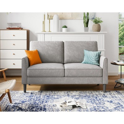 58" W Loveseat Sofa Couch for Living Room,Bedroom,Apartment and Small Space,Easy Assembly