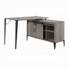 FONTOI L-shape Office Desk Writing Desk Modular Table with Storage Cabinet Living Room Corner Desk for Study Home Furniture, Gray, 48"* 48"*31" - 4 of 4