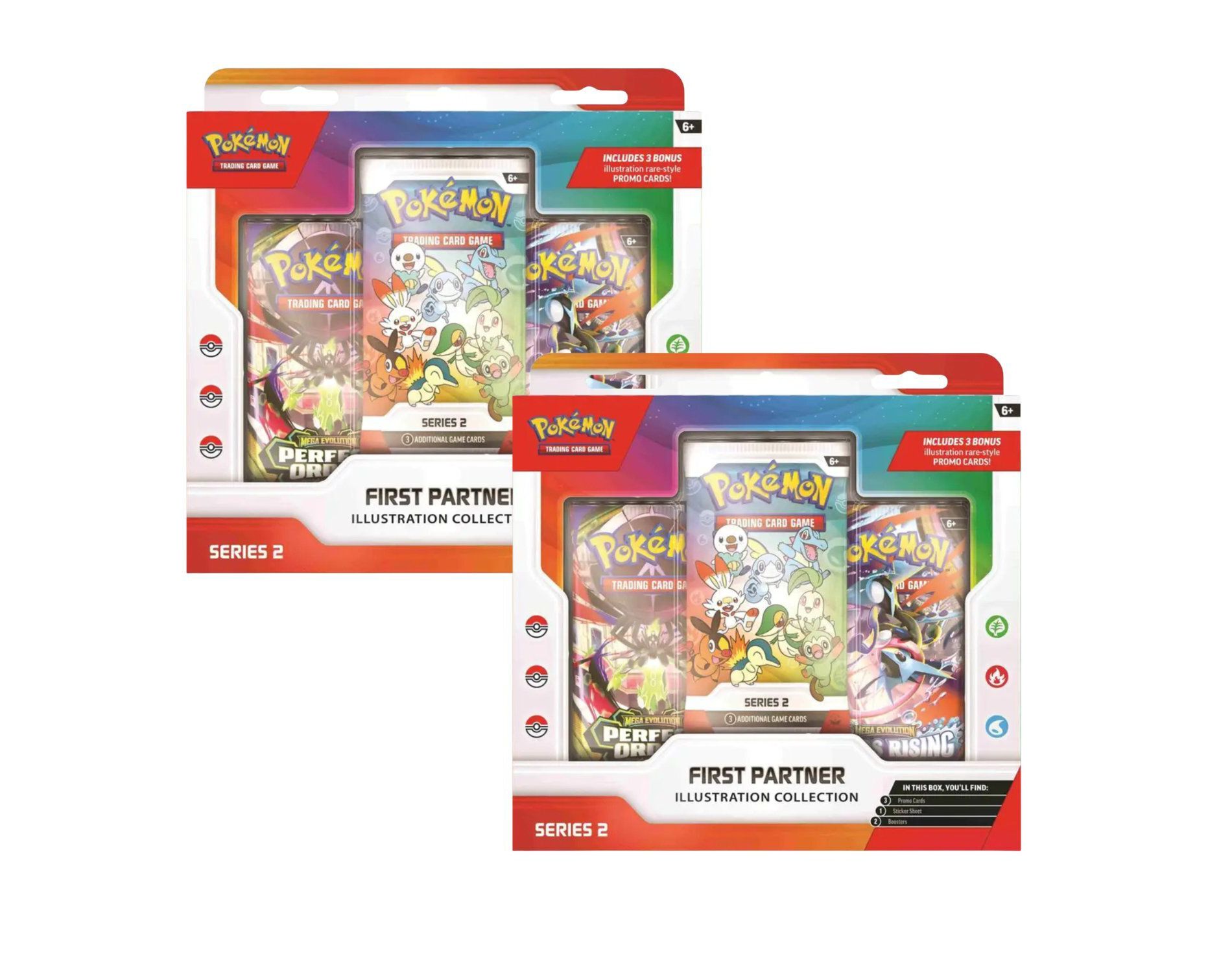Pokemon First Partner Illustration Collections - Series 2 (2-Pack)