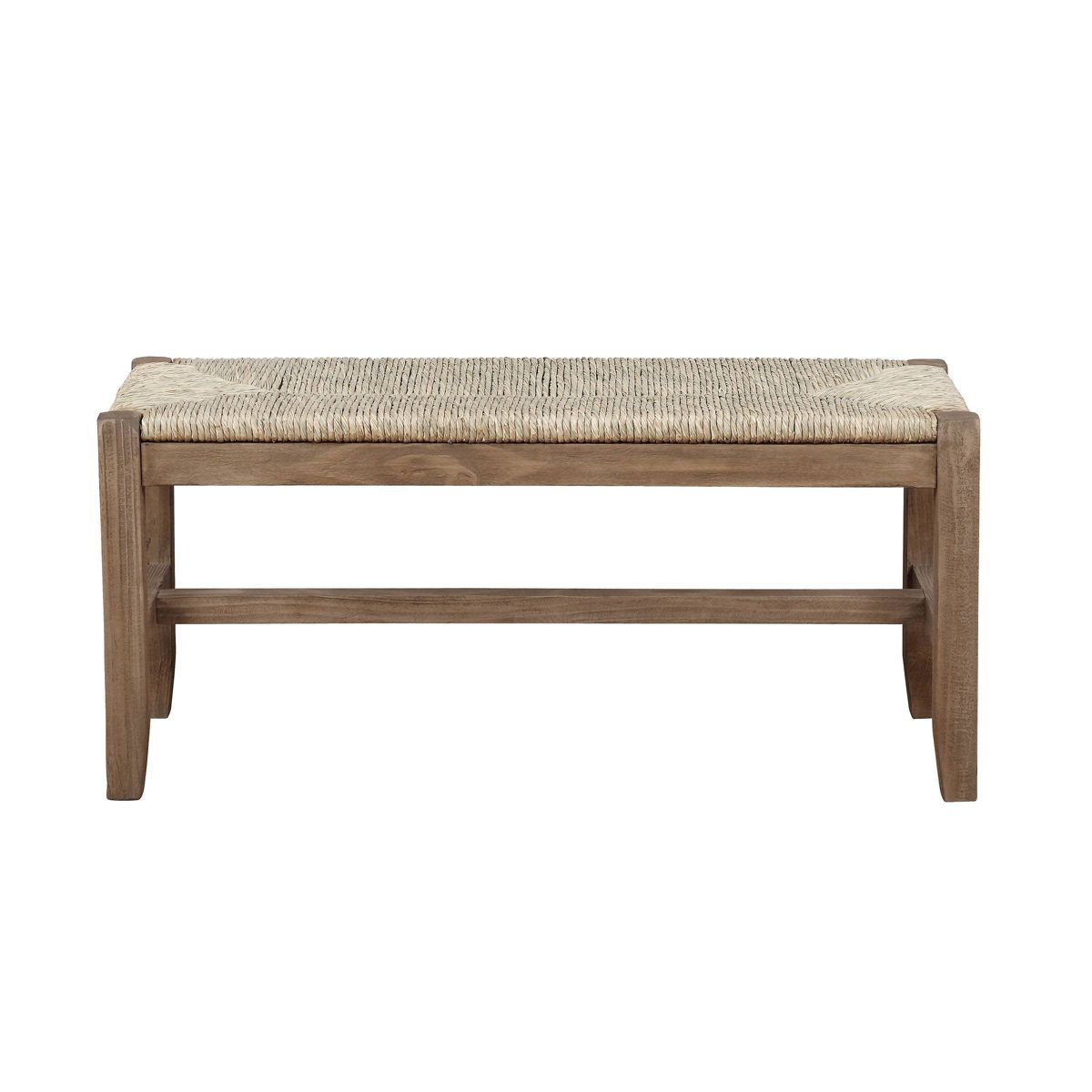 40" Davenport Wood Bench Light Amber - Alaterre Furniture - thumbnail 9