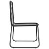 vidaXL Dining Chair Set of 6 Black - 4 of 4