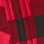 vivid red buffalo plaid