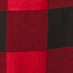 vivid red buffalo plaid