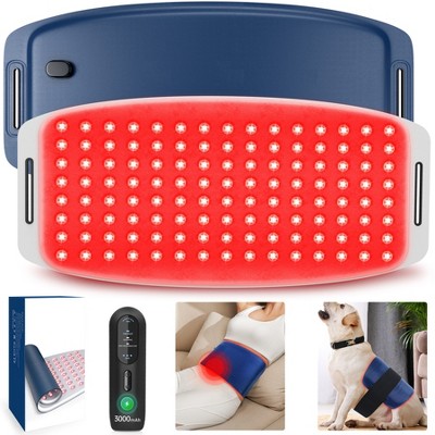 YEVYO LED Light Therapy Belt Full Body Care Tool for Body, Muscle Soothe, Suitable for Shoulder, Neck, Waist, Back, Legs, Pet Care and Travel