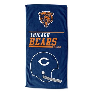 30"x60" NFL Chicago Bears 40 Yard Dash Legacy Printed Beach Towel - 1 of 3