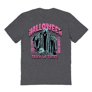 Rerun Island Men Halloween Trick Or Treat Short Sleeve Graphic Cotton T-Shirt - 1 of 4