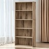 5/6/Tier Bookshelf, Open Bookcase with Adjustable Storage Shelves, Floor Standing Storage Display Shelf, Wood, for Bedroom, Office, Living Room - 2 of 4