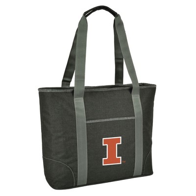 NCAA Illinois University Fighting Illini Large Soft Sided Cooler Tote - 30 Cans