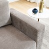 Oversized Chenille Fabric Modern Accent Sofa Chair with Washable Covers, Comfy Cushion, and Solid Wood Legs - 3 of 4