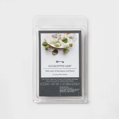 6ct Eucalyptus Leaf Scented Wax Melts - Threshold™