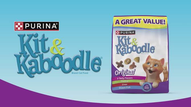 Kit & Kaboodle Original Adult Complete & Balanced with Chicken Flavor Dry Cat Food, 2 of 9, play video