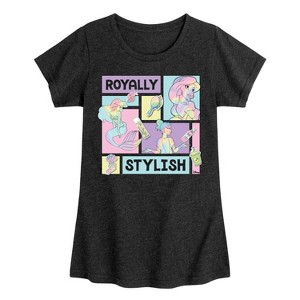 Girls' - Disney - Royally Stylish Fitted Short Sleeve Graphic T-Shirt - 1 of 4