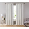 HLC.ME Lopez Velvet Premium Soft Light Filtering Back Tab Rod Pocket Window Treatment Curtain Panels - Set of 2 - 2 of 4
