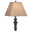 Regency Hill Madison Italian Traditional 59" Tall Standing Floor Lamps Set of 2 Lights Brown Metal Bronze Finish Living Room Bedroom House Reading - 3 of 4