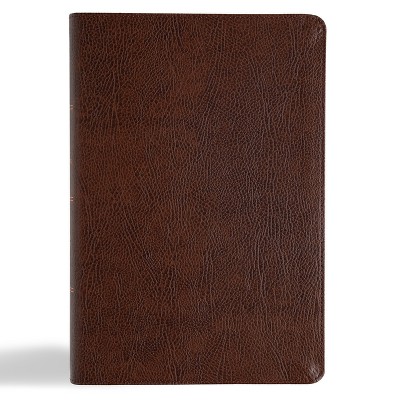 CSB Oswald Chambers Bible, Brown Bonded Leather - by  Csb Bibles by Holman (Leather Bound)