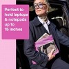 Noted by Post-it Zip Top Canvas Laptop Pouch Navy Blue - 3 of 4