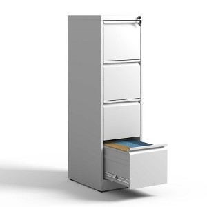 4 Drawer File Cabinet, Metal Filing Cabinets With Lock For A4/Letter/Legal Size File, Steel Vertical File Storage Cabinet For Home Office - 1 of 4