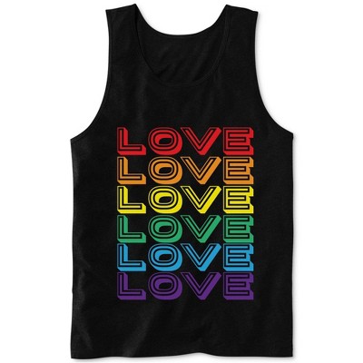 Jem Mens Love Tank Top, Black, Large