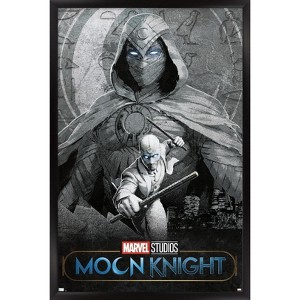 Trends International Marvel Moon Knight - Teaser Framed Wall Poster Prints - 1 of 4