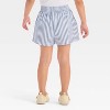 Grayson Mini Toddler Girls' Striped Woven Shorts - Blue - 2 of 3