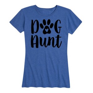 Women's - Instant Message - Dog Aunt Short Sleeve Graphic T-Shirt - 1 of 4