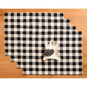 Solino Home Linen Placemats | Morgan Check - 1 of 4