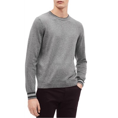 Calvin Klein Mens Tipped Pullover Sweater