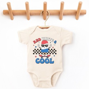 The Juniper Shop Red White and Cool Popsicle Baby Short Sleeve Bodysuit - 1 of 4