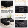 CIPACHO 110" Cloud Sectional Sofa Upholstered Couch Free-combined Sofa for Living Room, Black - 4 of 4