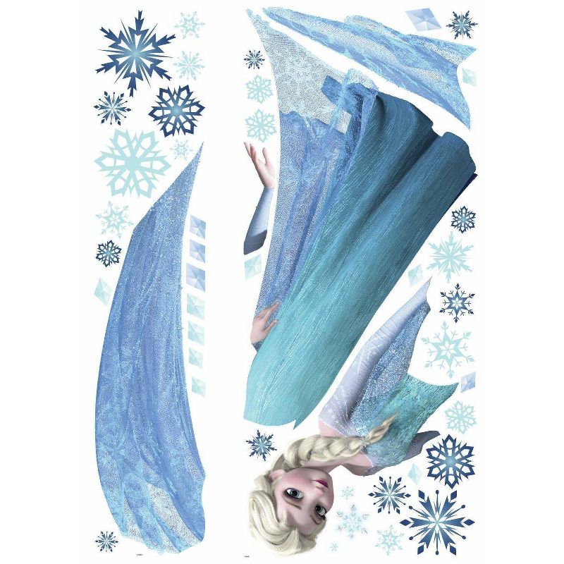Frozen Elsa Peel and Stick Giant Kids&#39; Wall Decal, 3 of 8
