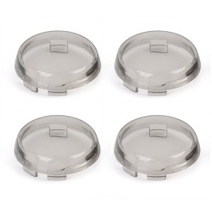 Unique Bargains Motorcycle Turn Signal Light Indicator Lens Cover for Harley 4 Pcs - 1 of 4