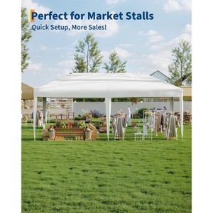 Folding Tent,Oxford Cloth Silver-Coated Outdoor Portable Camping Tent Large Canopy Tent with Screen Windows and Zippers - 1 of 4