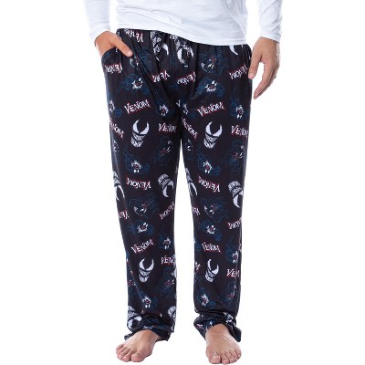 Marvel Comics Mens' Venom Movie Scary Faces Sleep Pajama Pants X-large ...