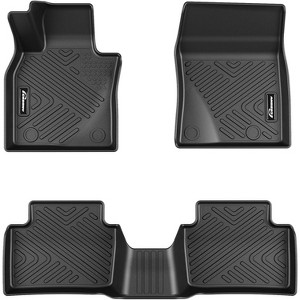All-Weather Floor Mats for 2019-2025 Mazda 3 - Heavy Duty TPE Anti-Skid Liners, Custom Fit - 1 of 4