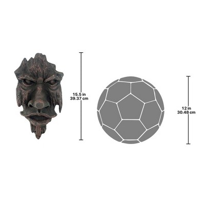 Woodtone Resin Greenman Tree Wall Sculpture