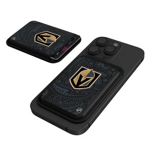 Keyscaper NHL Western Conference Teams Paisley Black Magnetic Credit Card Wallet - 1 of 3