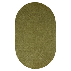 Modern Rustic Braided Pattern High-Traffic Polypropylene Casual Coastal Indoor/Outdoor Area Rug by Blue Nile Mill - 1 of 4