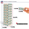 NFL Carolina Panthers Giant Wooden Tumbling Tower - 4 of 4