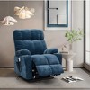 Dual Motor Power Lift Recliner Chair, Infinite Position, Lay Flat 180° Recliner Chair Sofa With Heating and Massage, Extended Footrest, Cup Holder - 2 of 4