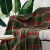 Soft Fluffy Plaid Blanket, 50x 60, Lightweight Throw with Tassels for Home Decor - 4 of 4
