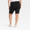 Women's High-Rise Bike Shorts - Ava & Viv™ Black - 2 of 3