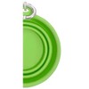 FFDPET Silicone Travel Bowl for Dogs & Cats X-Small 7oz - Lime Green - 3 of 4