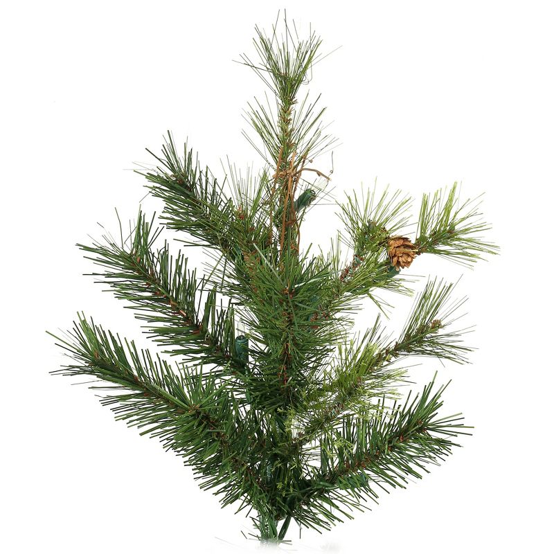 Vickerman Slim Mixed Country Pine Artificial Christmas Tree, 2 of 6