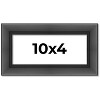 PosterPalooza | Panoramic Refined Black Picture Frame - UV Acrylic, Foam Board Backing, Hanging Hardware - 2 of 4
