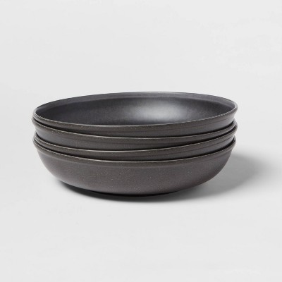 47oz 4pk Melamine Lancashire Dinner Bowls Gray - Threshold™